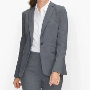 Talbots Stretch Wool Peplum Jacket Blazer 22W Office Career Tailored Classic
